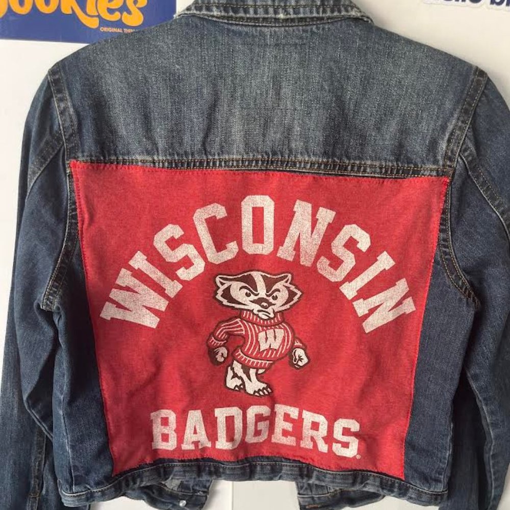 University of Wisconsin Badgers Jean Jacket